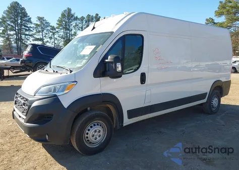 2025 Ram Promaster 2500 Tradesman High Roof 159 Wb W/Pass Seat z USA, uszkodzony, nr VIN 3C6LRVDG0SE514083